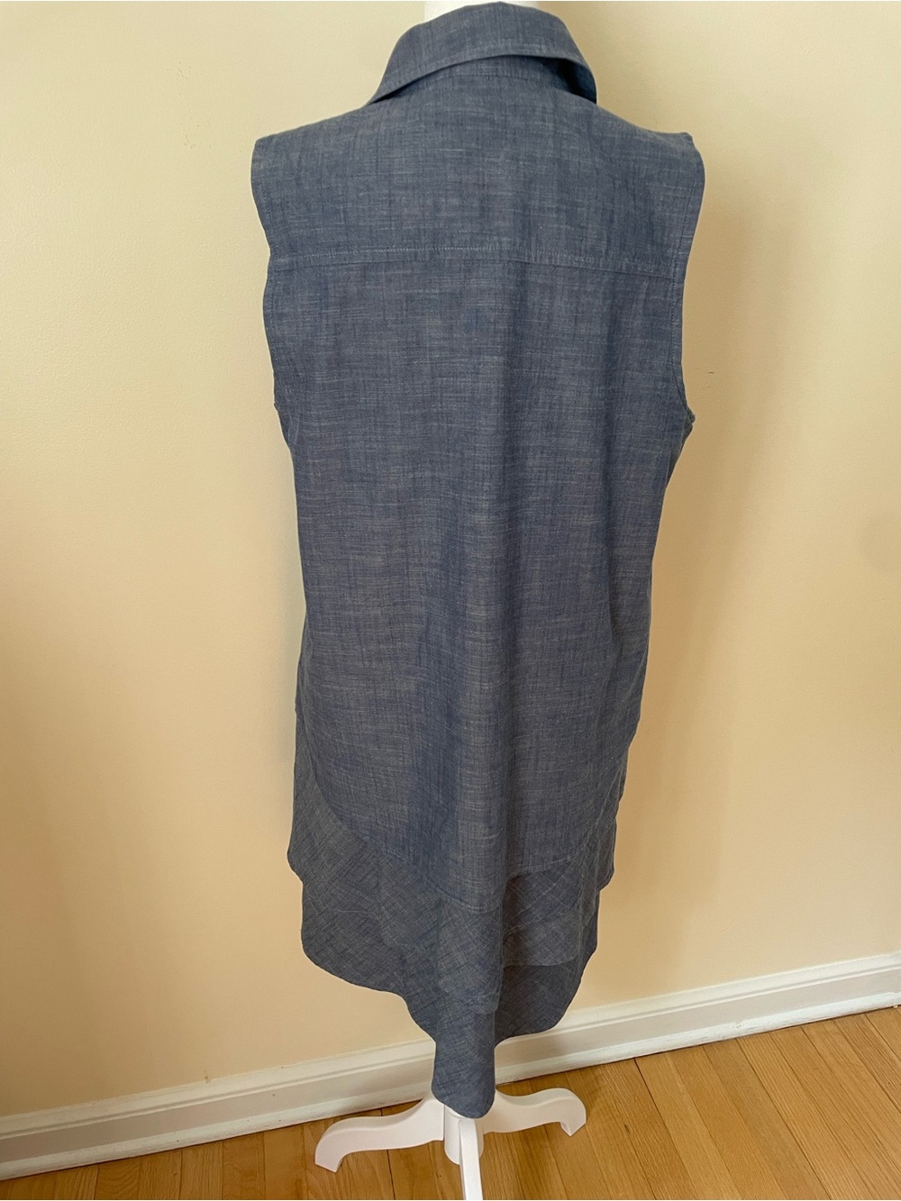 Chambray Dress in Denim Blue by Finley - Picture 3 of 10